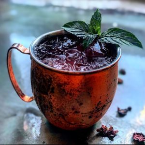 Cranberry Mint Mule